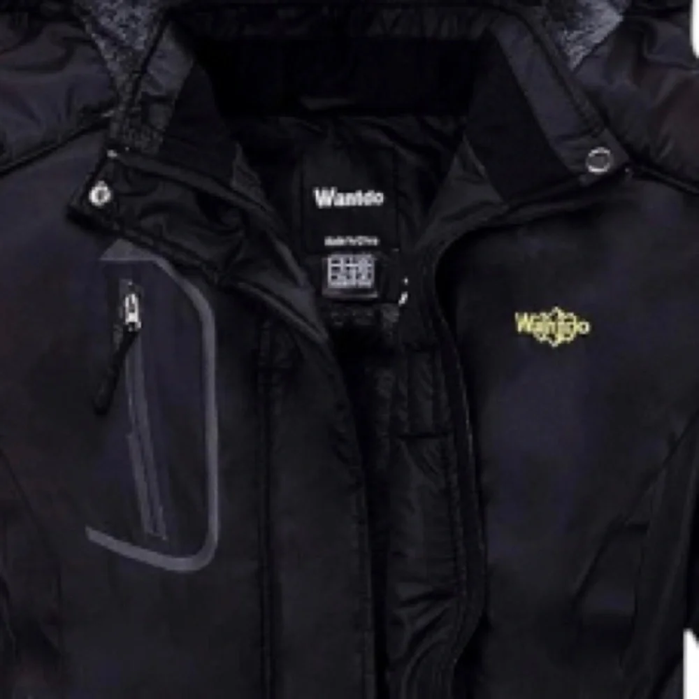 Wantdo Waterproof Ski Jacket Windproof Snow Warm Hooded Coat Sz M